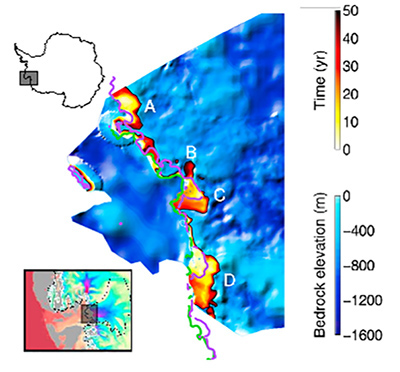 ISSM/ECCO simulations