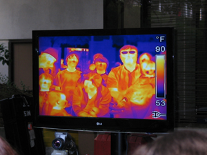 infrared camera demonstration