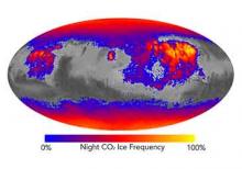 Image of Night CO2 ice frequency