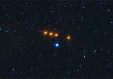 Image of asteroids