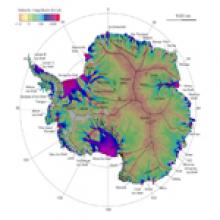 Image of NASA Research Yields Full Map of Antarctic Ice Flow