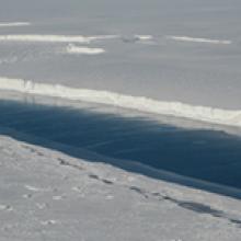 Image of Warm Ocean Causing Most Antarctic Ice Shelf Mass Loss