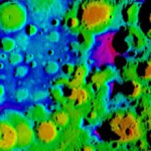 Image of NASA Scientists Bring Light to Moon's Permanently Dark Craters