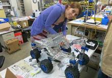 Students and hobbyists can now build their own scaled-down rovers.  Image Credit: Emily Velasco